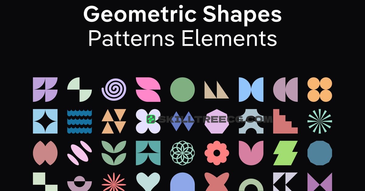 Geometric Shapes and Patterns Elements（861652）-技能树